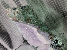 Load image into Gallery viewer, 8" Amethyst & Blue Agate Crystal Cluster