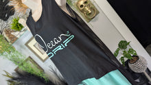 Load image into Gallery viewer, Ocean Drip Black Mesh Back Tank Top MD-LG (Pants Sold Separately)