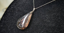 Load image into Gallery viewer, Smokey Quartz Crystal Stainless Steel Necklace