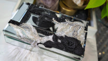 Load image into Gallery viewer, Custom Made Mirror Jewelry Box with Lace Mermaid & Accents