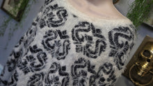 Load image into Gallery viewer, New Woman Design Damask Design Faux Fur Sweater XL
