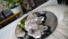 Load image into Gallery viewer, 3" Phantom Clear Quartz Crystal Cluster (stand not Included)