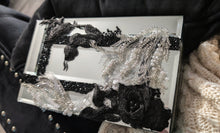 Load image into Gallery viewer, Custom Made Mirror Jewelry Box with Lace Mermaid & Accents