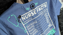 Load image into Gallery viewer, Nurse Drip Custom Pressed Scrub Top XS NWT