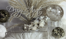 Load image into Gallery viewer, 3" Druzy Agate Chalcedony Crystal Cluster