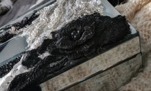 Load image into Gallery viewer, Custom Made Mirror Jewelry Box with Lace Mermaid & Accents