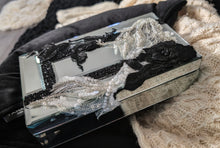 Load image into Gallery viewer, Custom Made Mirror Jewelry Box with Lace Mermaid & Accents