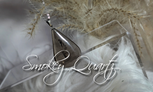 Load image into Gallery viewer, Smokey Quartz Crystal Stainless Steel Necklace
