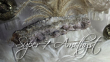 Load image into Gallery viewer, 5" Druzy Super 7 Amethyst Crystal Cluster