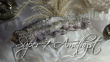 Load image into Gallery viewer, 5" Druzy Super 7 Amethyst Crystal Cluster