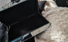 Load image into Gallery viewer, Custom Made Mirror Jewelry Box with Lace Mermaid & Accents