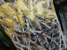 Load image into Gallery viewer, Girls with Guns Camo & Gold Glitter Graphic Tee XL