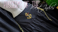 Vintage 1990 Pusser's of the West Indies Anchor Sailor Skirt LG-XL