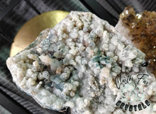 Load image into Gallery viewer, 9&quot; Flower Amethyst Crystal Cluster on Stand
