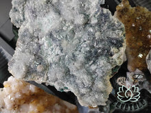 Load image into Gallery viewer, 11&quot; Flower Amethyst Crystal Cluster on Stand

