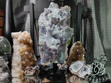 Load image into Gallery viewer, 12&quot; Flower Amethyst Crystal Cluster on Stand
