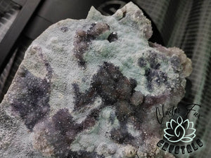 12" Flower Amethyst Crystal Cluster on Stand