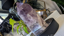 Load image into Gallery viewer, 8" Amethyst Quartz Crystal Pillar Tower (chipped tip)
