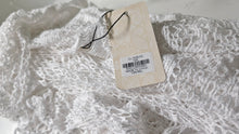 Load image into Gallery viewer, White Embroidery Laced Vest NWT
