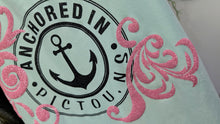 Load image into Gallery viewer, Ocean Drip "Anchored in Pictou" Glitter Tank Top XXL NWT
