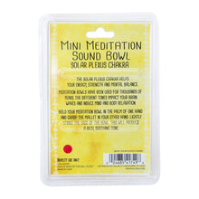 Load image into Gallery viewer, Mini Meditation Solar Plexus &amp; Root Chakra Sound Bowls (2pcs)
