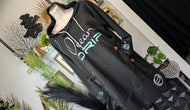 Ocean Drip Black Coastal Shark Hoodie XL