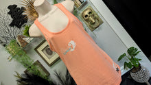 Load image into Gallery viewer, Ocean Drip Coral Fishy Glitter Tank Top MD NEW
