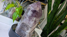 Load image into Gallery viewer, 8" Amethyst Quartz Crystal Pillar Tower (chipped tip)
