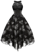 Load image into Gallery viewer, Retro Stage Belt Girdle Gothic Steampunk Batwing Dress 2XL NWT
