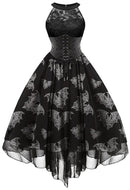 Retro Stage Belt Girdle Gothic Steampunk Batwing Dress 2XL NWT