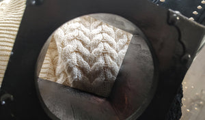 Black Painted Wicker/Wood Kleenex Box Cover