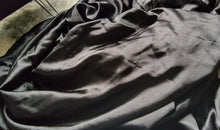 Load image into Gallery viewer, Black Satin Twin Duvet COVER Only
