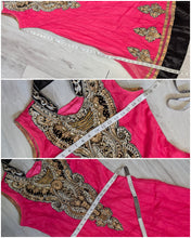 Load image into Gallery viewer, Hot Pink Embroidered Maxi Dress SM-MD (no tags)
