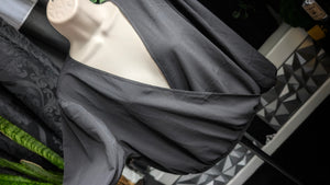 "ONLY" Black Nova Lux Surplice Wrap Top XL NWT