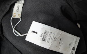 "ONLY" Black Nova Lux Surplice Wrap Top XL NWT