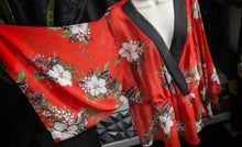 Load image into Gallery viewer, Floral Kimono Sheer Robe Top XXL
