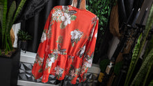 Load image into Gallery viewer, Floral Kimono Sheer Robe Top XXL
