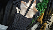 Load image into Gallery viewer, Raviya Black Ruffle Hi Low Dress MD
