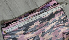 Load image into Gallery viewer, Pink &amp; Grey Camouflage Camo Activewear Leggings LG
