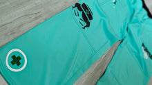 Load image into Gallery viewer, Nurse Drip Glitter Minty Green Medical Scrub Pants LG
