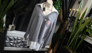 TRUTH by Republic Gothic Collegiate Linen Sweater XL