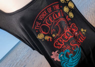 Ocean Drip Black Anchor & Orchid Rouched Dress XXXL