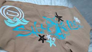 Ocean Drip & Salt Life Hibiscus & Starfish Panties XL