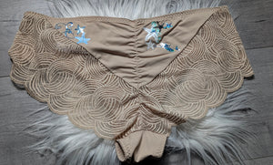 Ocean Drip Hibiscus & Starfish Panties XL NEW