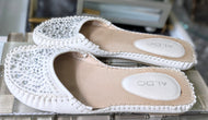 Aldo Rhinestone Moccasin Flats sz7.5 (Gently Used)