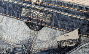 Silver Jeans "RAVI" Faded Denim Skirt sz25