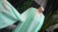 Load image into Gallery viewer, Mint Flowy Sheer 3pc Pant &amp; Robe Suit 18W NWT
