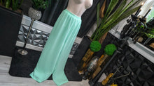 Load image into Gallery viewer, Mint Flowy Sheer 3pc Pant &amp; Robe Suit 18W NWT
