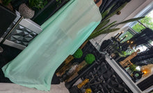 Load image into Gallery viewer, Mint Flowy Sheer 3pc Pant &amp; Robe Suit 18W NWT
