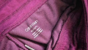 Calvin Klein Deep Purple Velour Lounge Pants XL